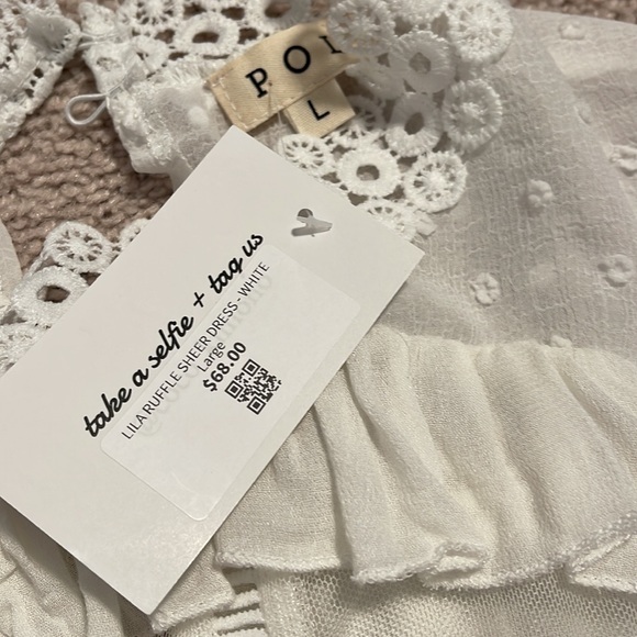 Pol Lila Ruffle Sheer Dress - Picture 4 of 4